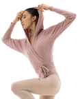 Grishko Theadora Hooded Wrap Sweater