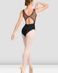 Mirella M50005LM Celeste Boat Neck Printed Leotard