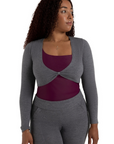 Capezio CK11001W Harmonie Cropped Pinch Sweater
