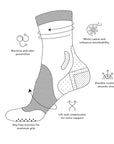 Capezio H072 LifeKnit Sox II