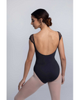 Intermezzo 31612 Bodybraid Ma Pinch Front Low Back Lace Cap Sleeve Leotard