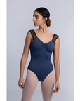 Intermezzo 31612 Bodybraid Ma Pinch Front Low Back Lace Cap Sleeve Leotard
