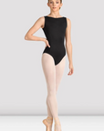 Mirella M50005LM Celeste Boat Neck Printed Leotard