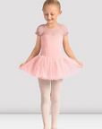 Mirella M20007C Celestia Short Sleeve Printed Tutu Dress