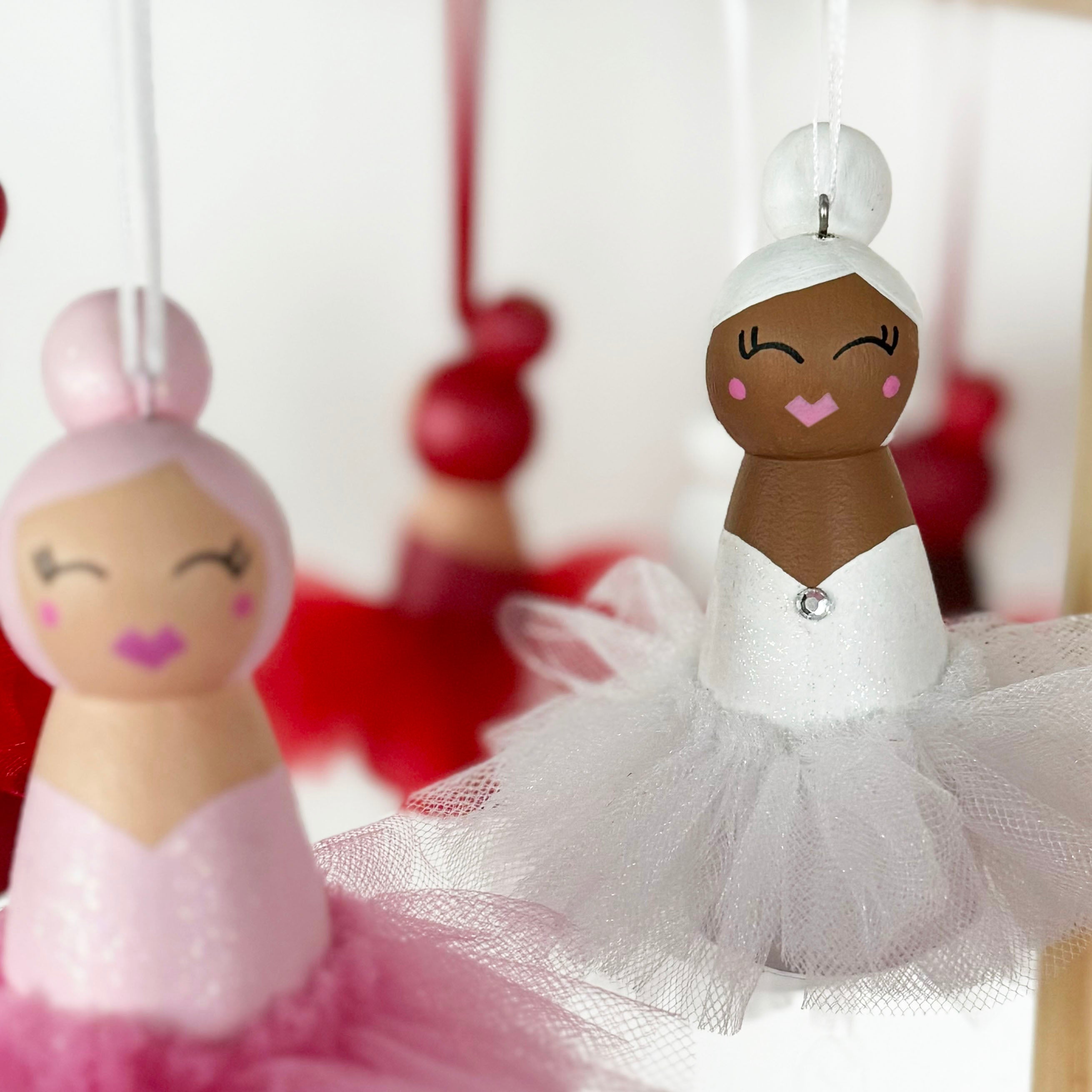 Melle Belle Ballerina Ornaments