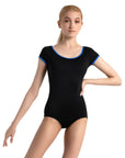 Capezio 12019W Colour Pop Short Sleeve Square Back Leotard