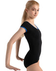 Capezio 12019W Colour Pop Short Sleeve Square Back Leotard