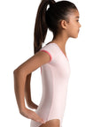 Capezio 12019C Colour Pop Short Sleeve Square Back Child Leotard