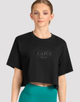 Mirella M30009L Celeste Printed Crop Top