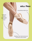 Bloch Etu Flex Suede Toe Pointe Shoe