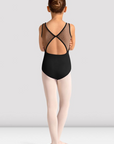 Mirella M50009C Celestia Boat Neck Printed Leotard