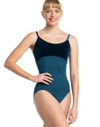 AinslieWear 103AG Spaghetti Strap with Velvet Bodice Girls Leotard