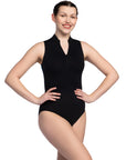 AinslieWear 1062NU Zip Front with Nutcracker Print Leotard