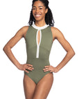 AinslieWear 1103ME Livona with Mesh Leotard