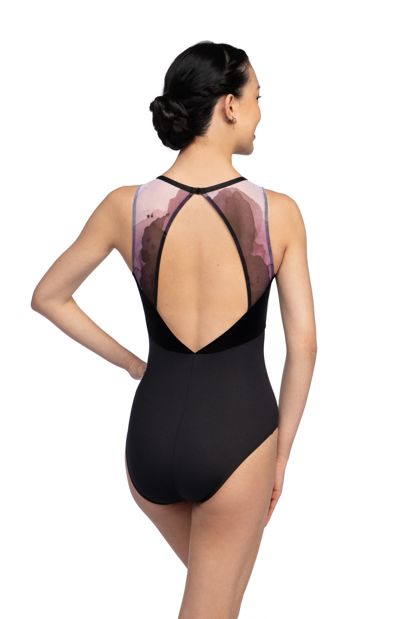 AinslieWear 1127AU Eleanor With  Aura Print Leotard