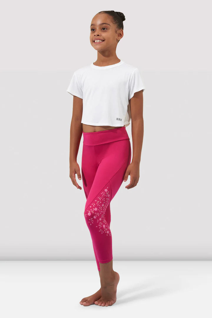Bloch CZ9332 Kyla Relaxed Fit Cropped Girls T-Shirt