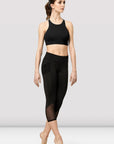 Bloch FP5248 Renata Mesh Panelled Capri Leggings