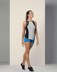 Bloch FT5207 Mesh Panelled Detail Top