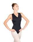 Ballet Rosa Ginger Zip Front Floral Back Leotard