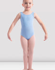 Mirella M477C Girls Daisy Lace Bodice Tank Leotard