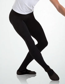 Body Wrappers Adult TotalSTRETCH Back Seamed Convertible Tights