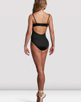 Mirella MB7225 Black Label Ruched Camisole Leotard