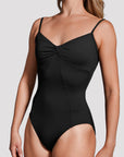 Mirella MB7228 Black Label Twist Camisole Leotard