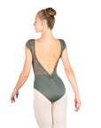 Ballet Rosa Maeva Cap Sleeve Boat Neck V Back Leotard