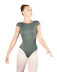 Ballet Rosa Maeva Cap Sleeve Boat Neck V Back Leotard