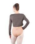Ballet Rosa Megumi Long Sleeve Cropped Twist Top