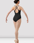 Mirella M2183 Chevron Open Back Leotard