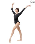 Sansha 50BA1131 Sabine 3/4 SleeveLeotard