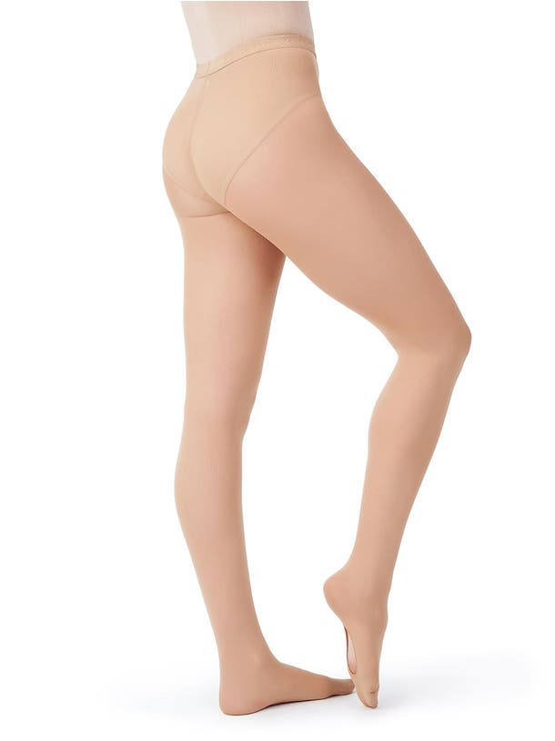 Capezio Seamless Ultra Shimmery Footed Tights Caramel – Ragamuffin  Children's Boutique
