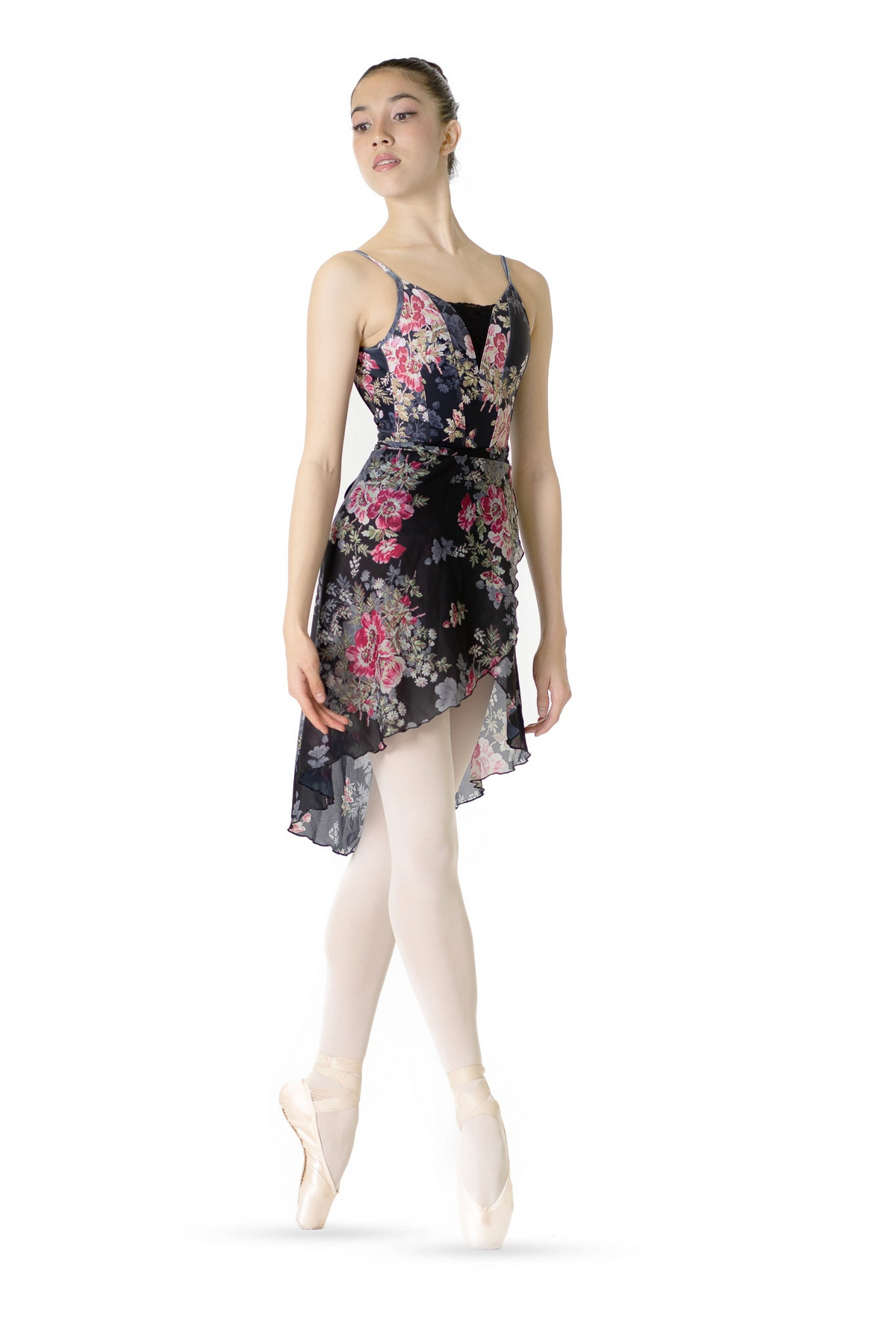 Danse De Paris Velvet Chiffon Wrap Skirt