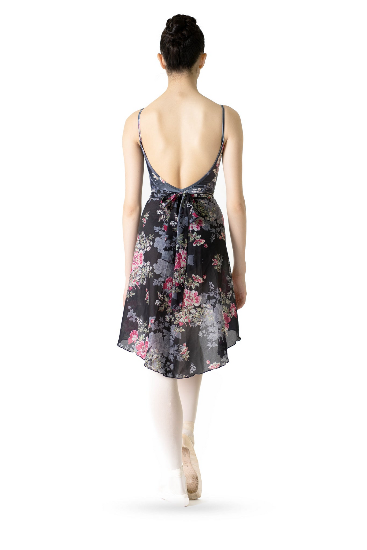 Danse De Paris Velvet Chiffon Wrap Skirt