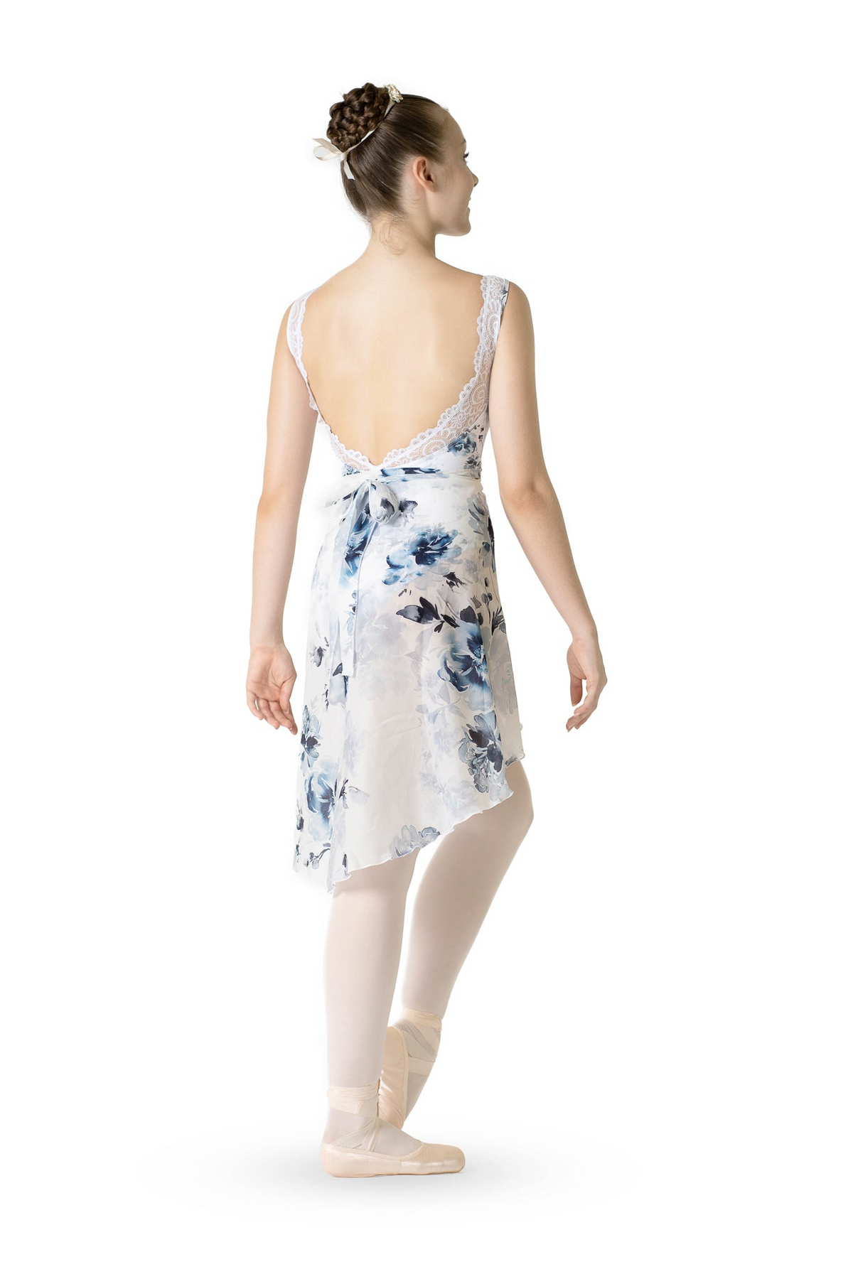 Danse De Paris Velvet Chiffon Wrap Skirt