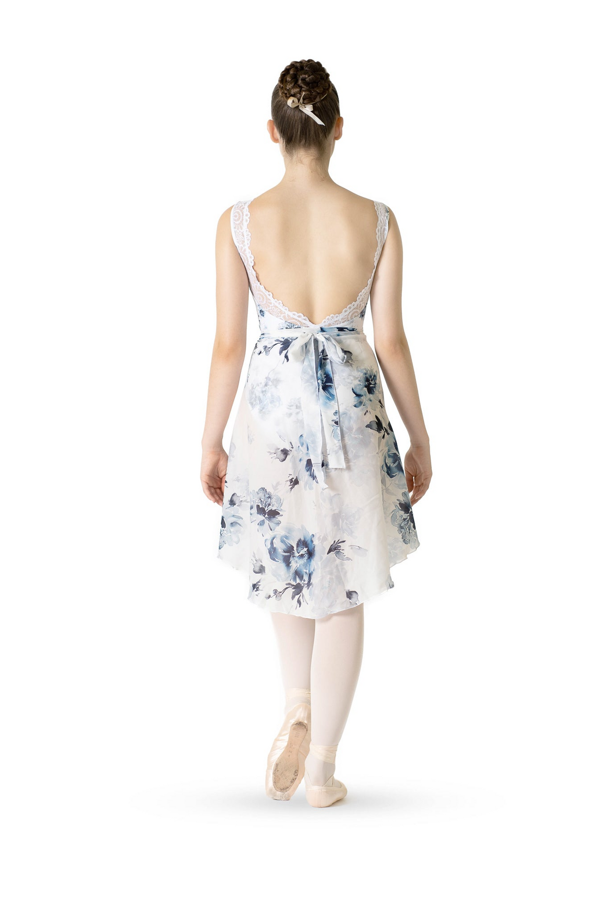Danse De Paris Velvet Chiffon Wrap Skirt