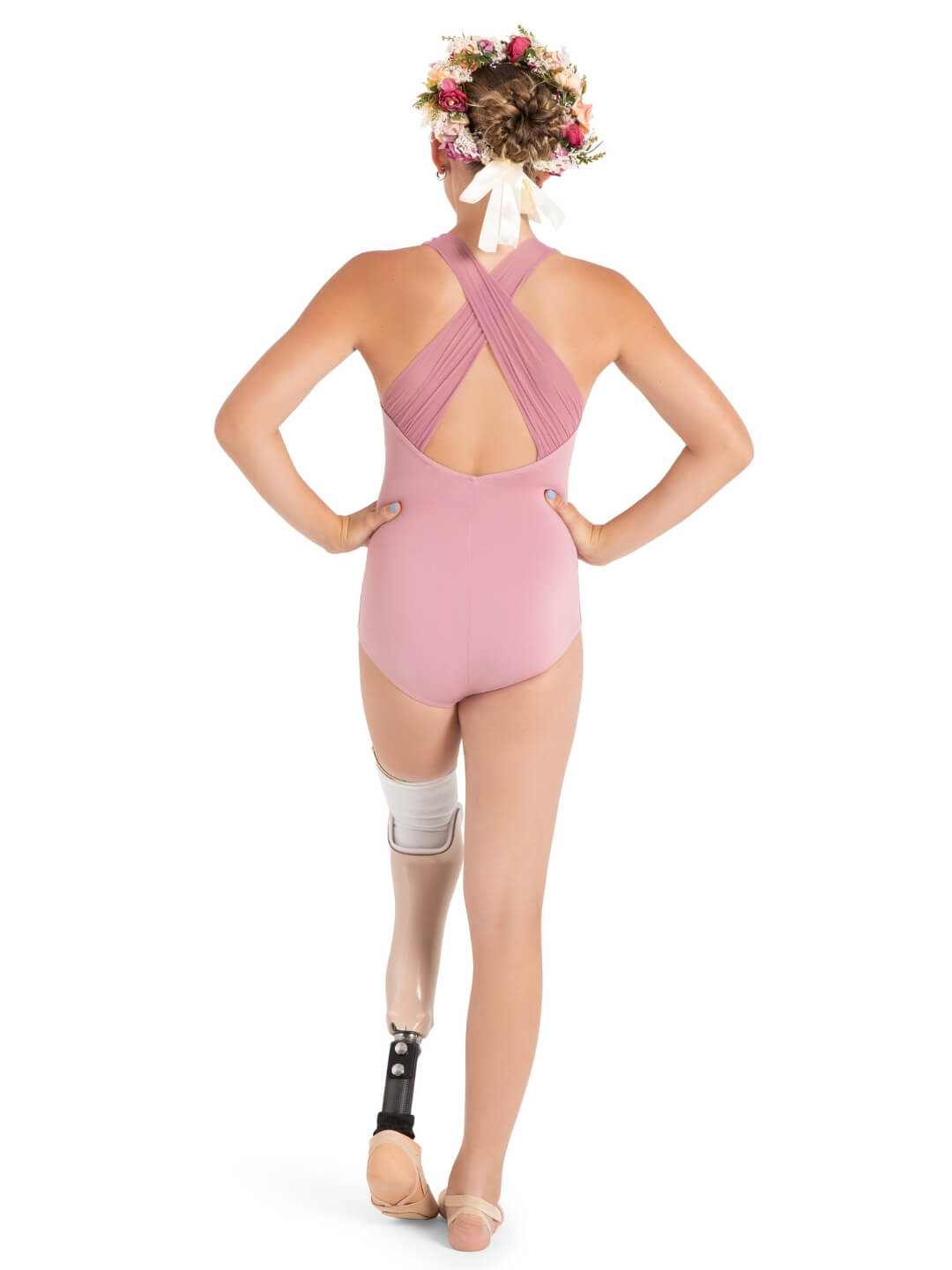 Capezio 12086W Wildflower Chamomile Cross Back Leotard