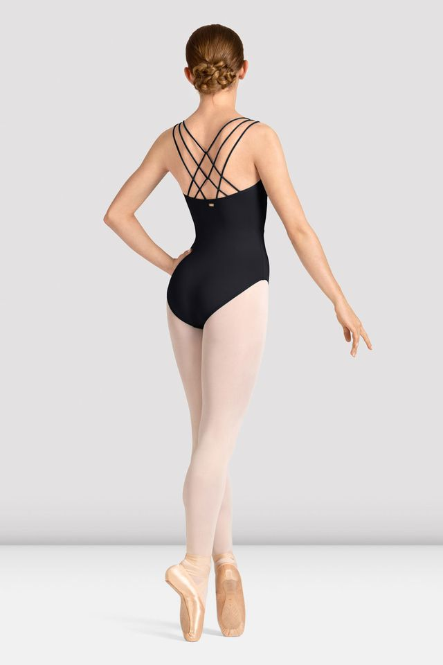 Mirella Mirella M50006LM Celeste Cross Back Printed Leotard