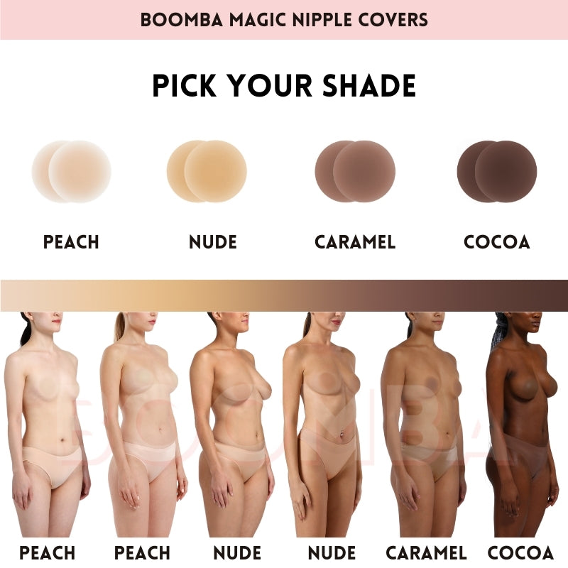 Boomba Adhesive Magic Nipple Covers – The Shoe Room