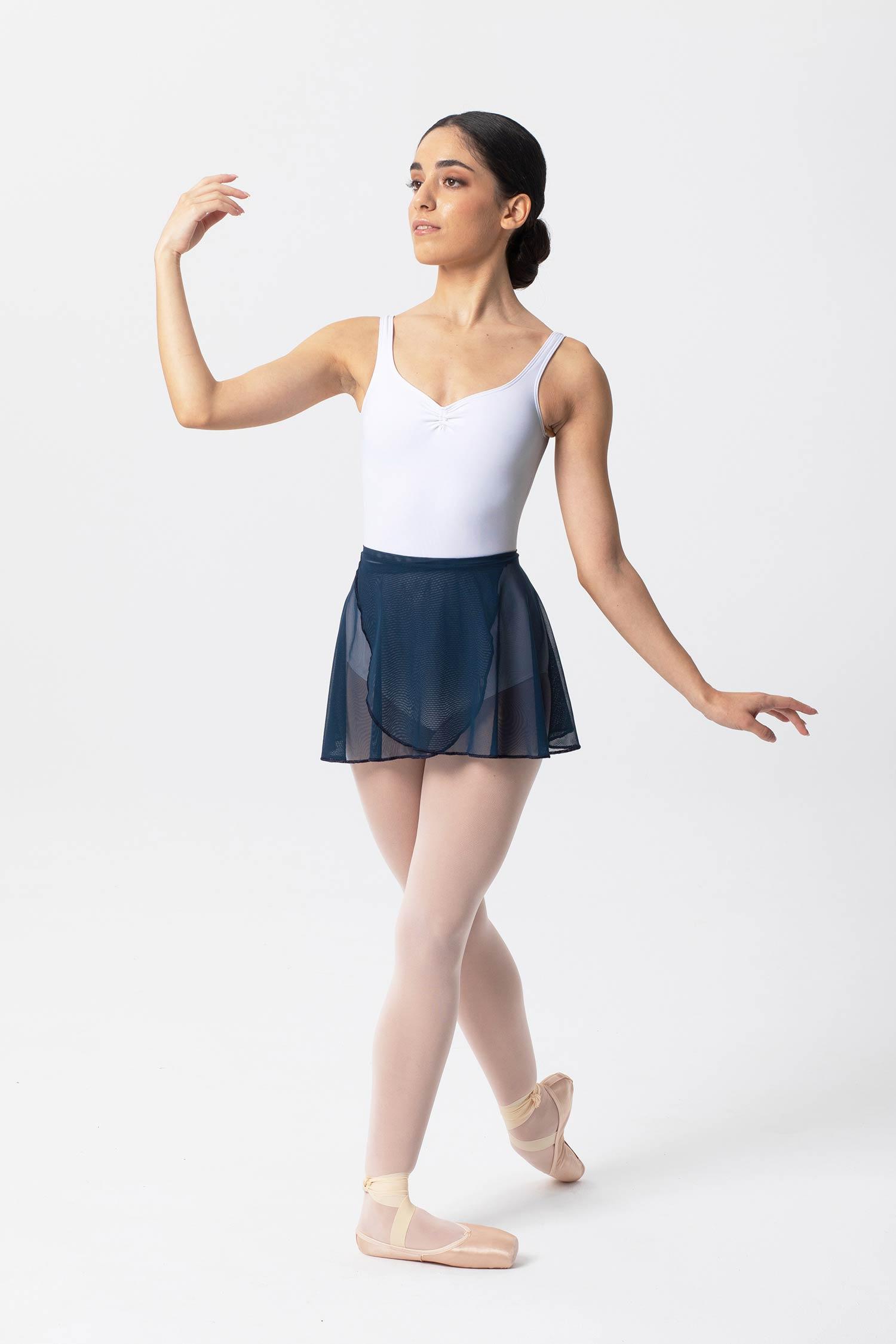 Intermezzo 7131 Falred 2 Wrap Ballet Skirt With Ties – The