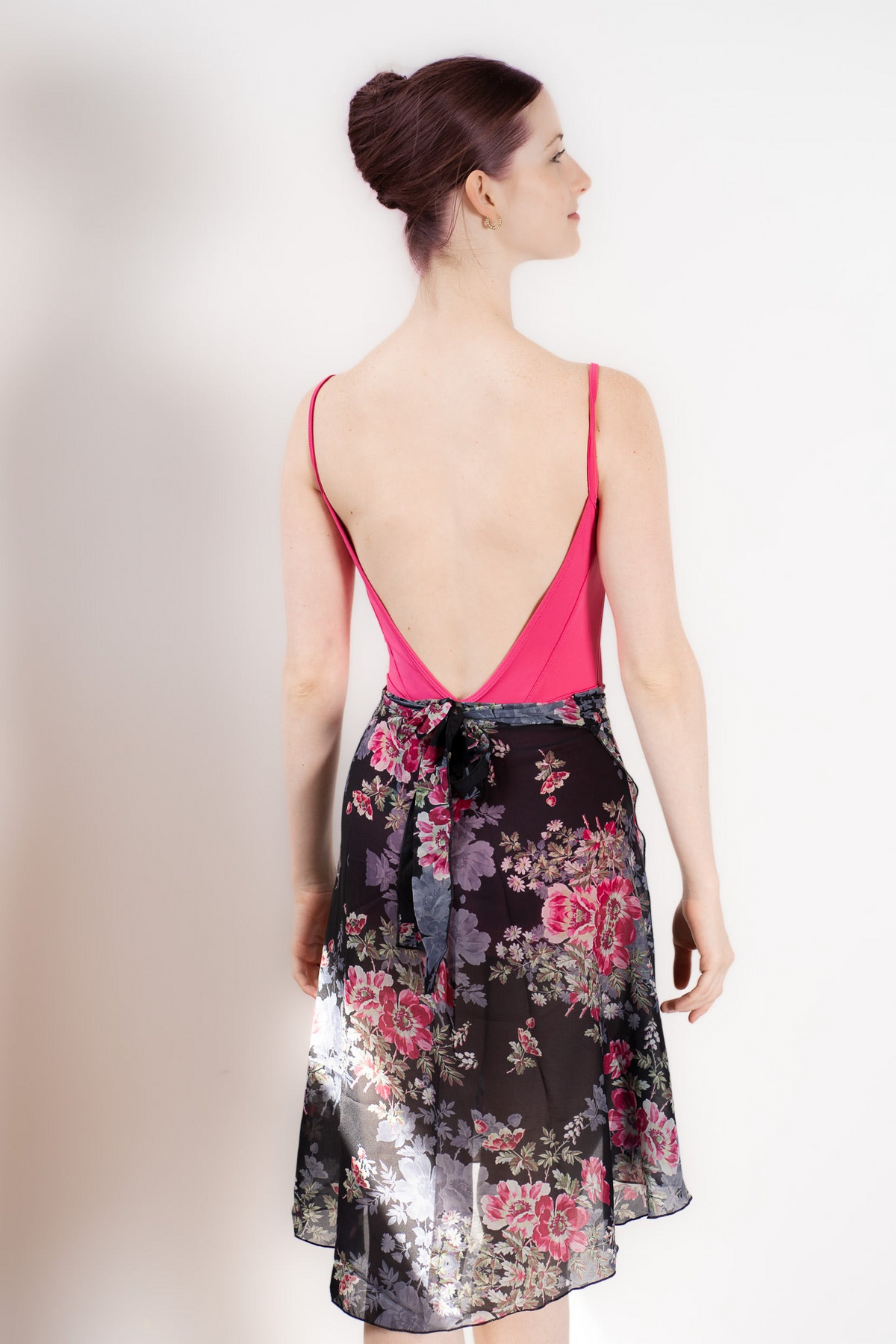 Danse De Paris Velvet Chiffon Wrap Skirt