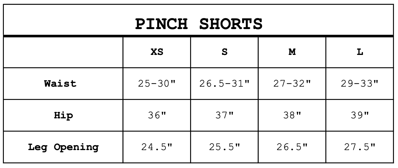 Bullet Pointe Pinch Shorts