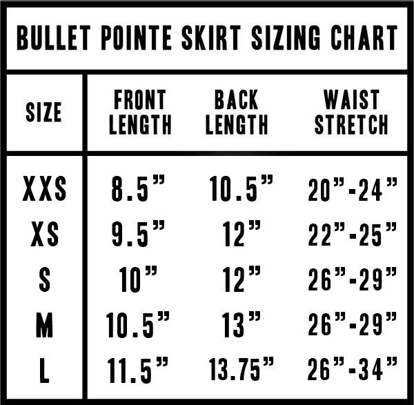 Bullet Pointe Skirt Bright