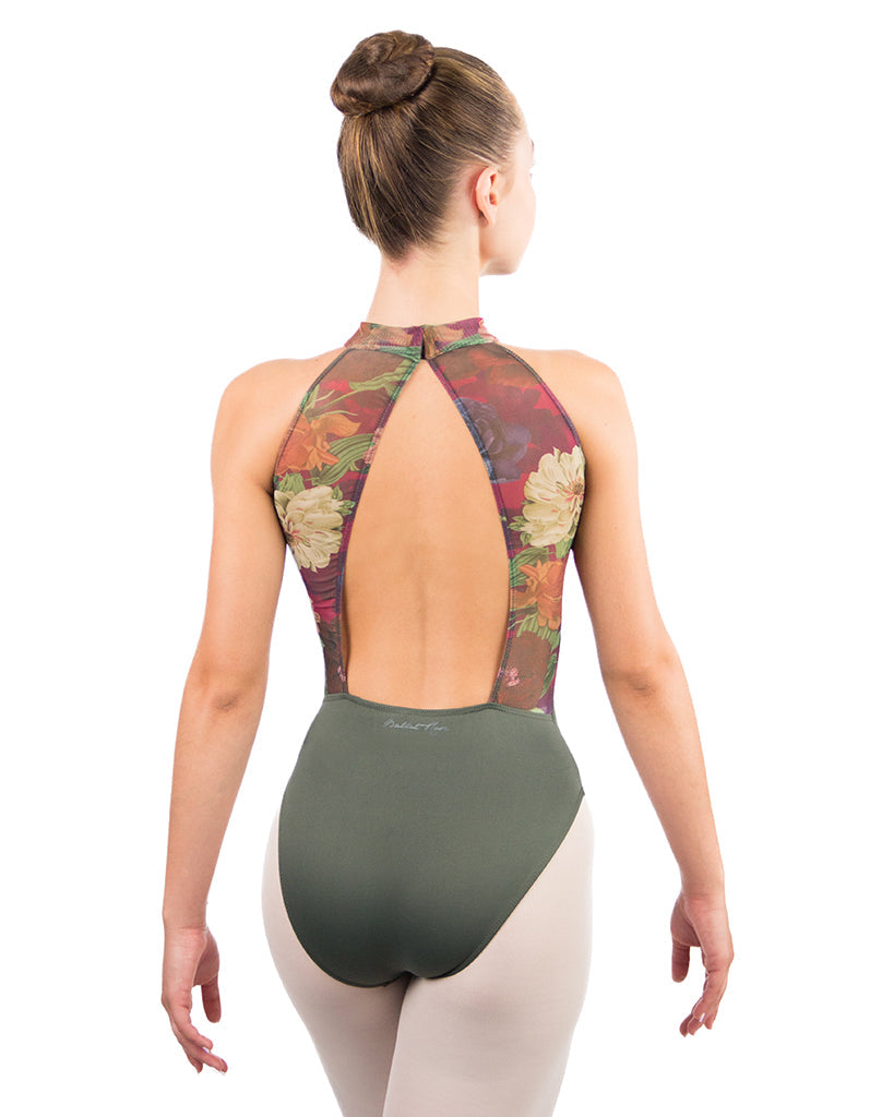Ballet Rosa Avery High Neck Open Back Leotard