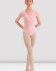 Bloch CZ30035 Lucy Floral 3/4 Sleeve Wrap Top Child