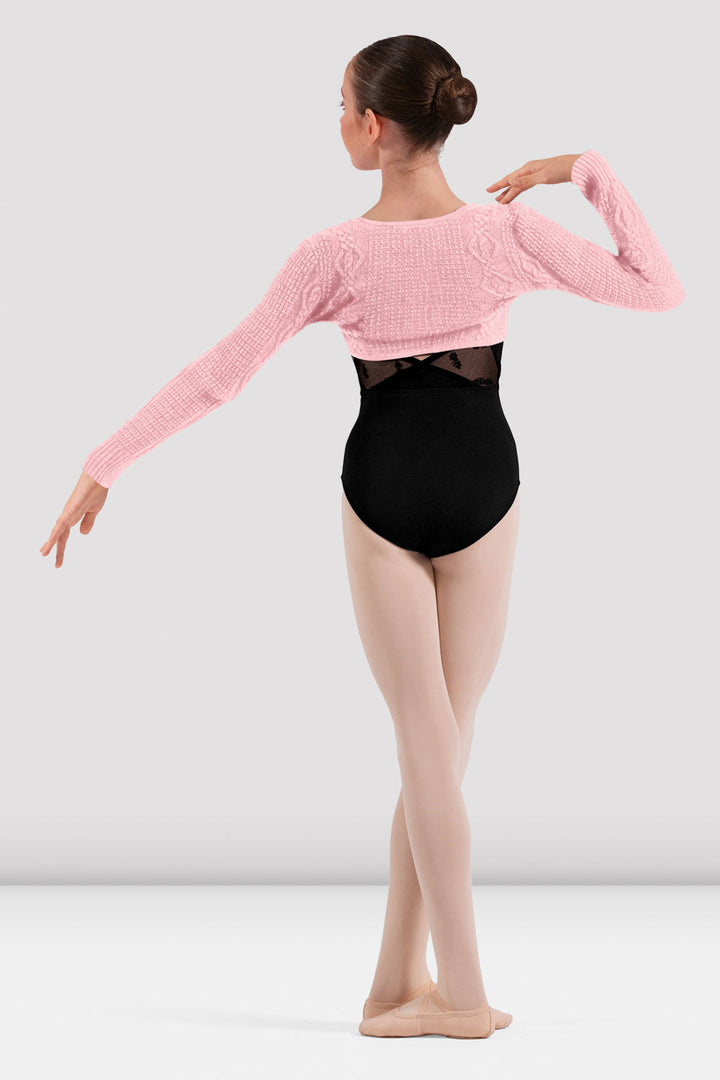 Bloch CZ30043 Genesis Twist Front Long Sleeve Knit Top Child