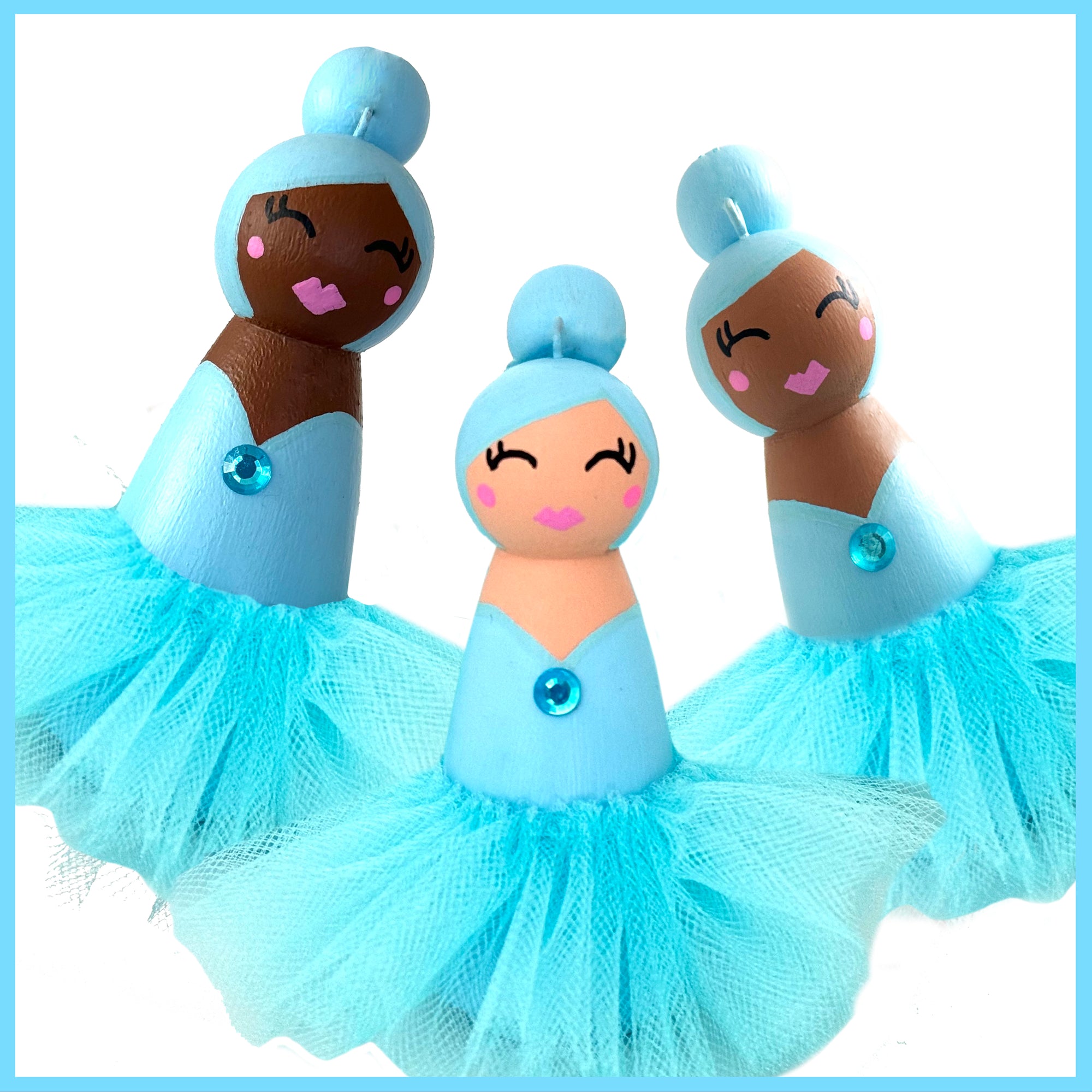 Melle Belle Ballerina Ornaments