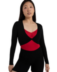 Capezio CK11001W Harmonie Cropped Pinch Sweater