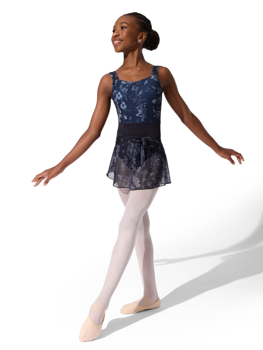 Capezio F12645C Fairy Toile Fae Ribbon Skirt Child